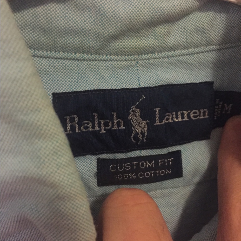 Polo Ralph Lauren Medium Custom Fit Button Up - Picture 3 of 4